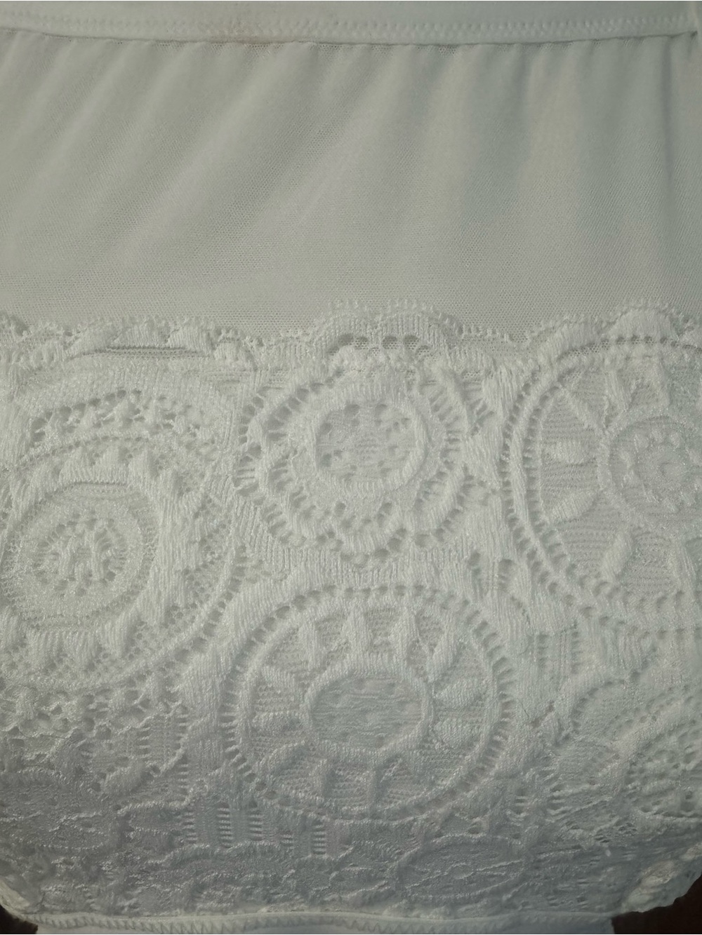 Aerie NWT Cream Lace-Trim Bralette - Picture 2 of 6